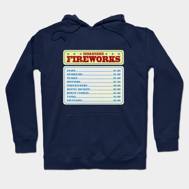 Roadside Fireworks Hoodie by GloopTrekker